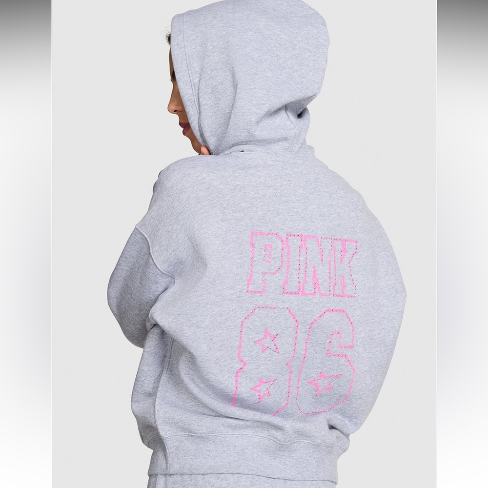 VICTORIAS SECRET PINK Sweats outfit & Set Hoodie Sweatpants ~ NEW